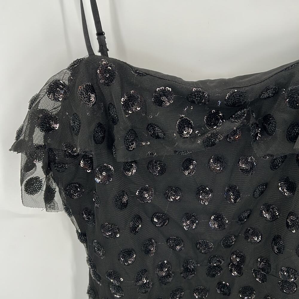 Row A Women's Sequined Black Cocktail Dress Size Small - Picture 3 of 13